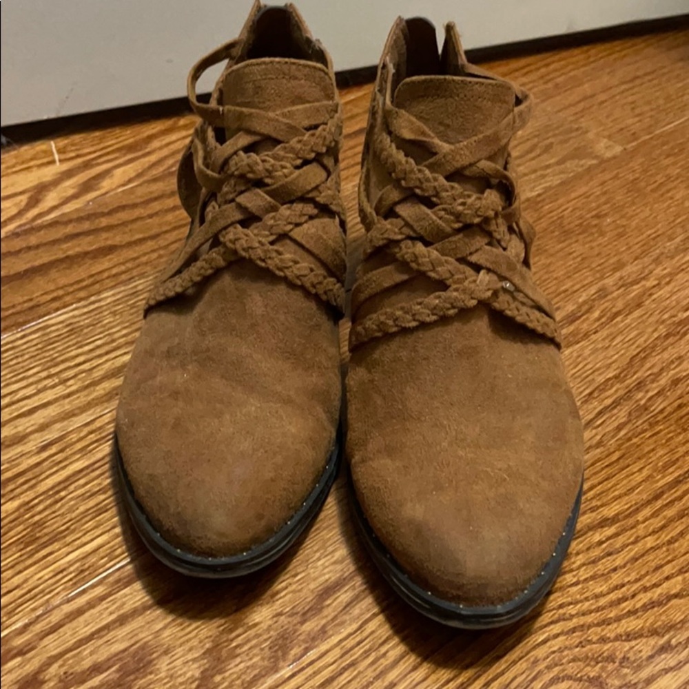 Brown booties